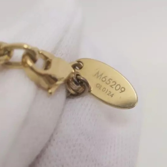 LOUIS VUITTON Collier Gamble Gold Bracelet - Picture 15 of 15